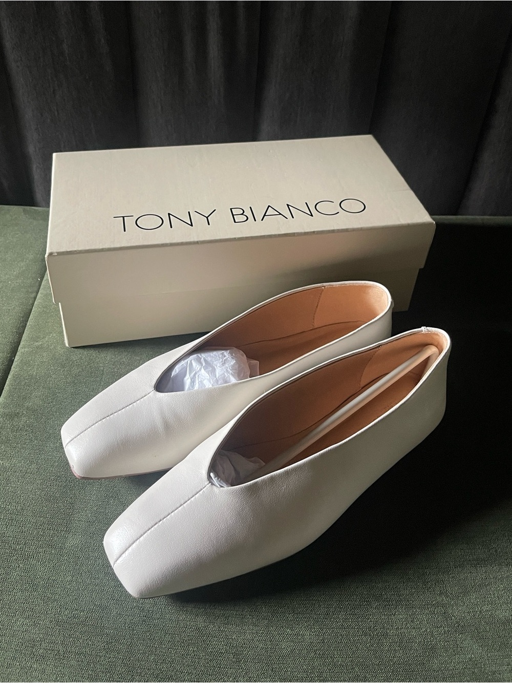 Tony Bianco Brash Dove Nappa Flat